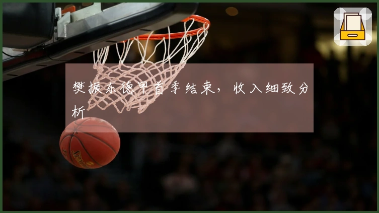 樊振东德甲首季结束，收入细致分析